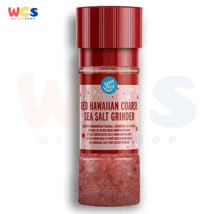 Happy Belly Red Hawaiian Coarse Sea Salt Grinder 60g - Garam Laut