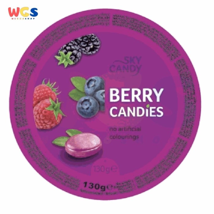 Permen Sky Candy Original Berry Candies No Artificial Colourings 130g