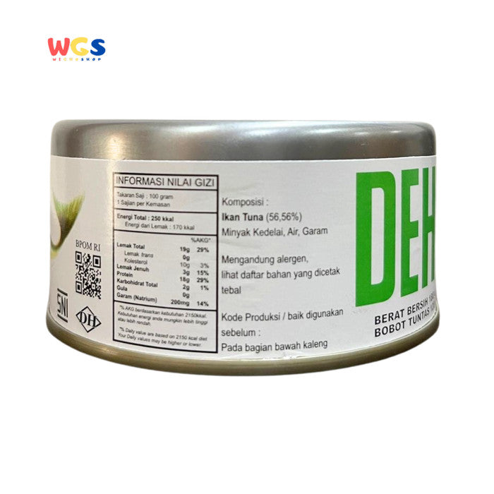 DEHO Tuna Chunk in Oil 180g - Ikan Tuna Kaleng