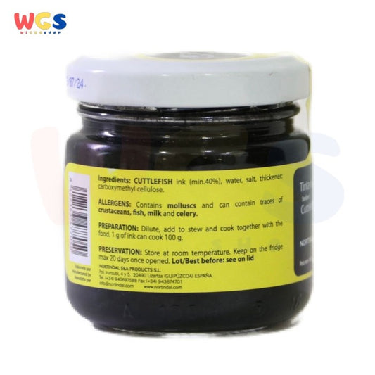 Nortindal Tinta de Sepia Cuttlefish Ink 90g – Tinta Cumi Steril Asli Spanyol