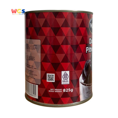 WILMOND Dark Sweet Pitted Cherries in Syrup 825g - Buah Ceri Premium