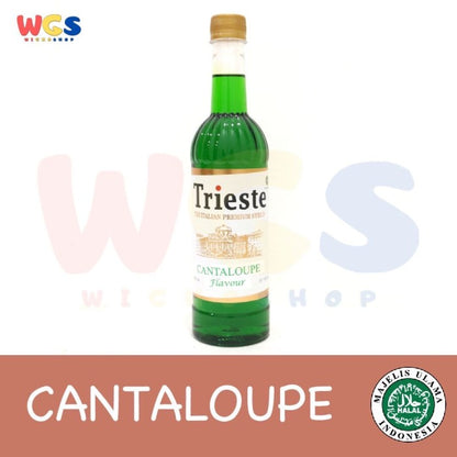 Trieste Syrup Cantaloupe - Melon Premium Flavor 650 ml - HALAL MUI