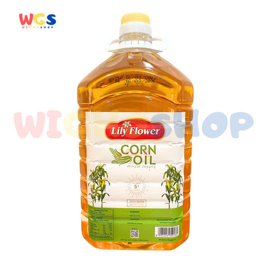 Lily Flower 100% Corn Oil 5ltr - Minyak Jagung