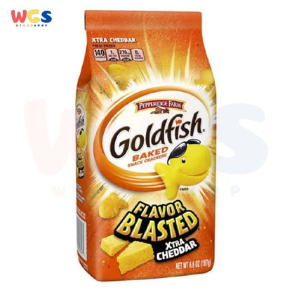 Biskuit Pepperidge Farm Goldfish Baked Flav Blasted Extra Cheddar 187g