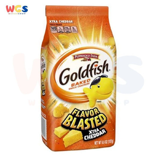Biskuit Pepperidge Farm Goldfish Baked Flav Blasted Extra Cheddar 187g
