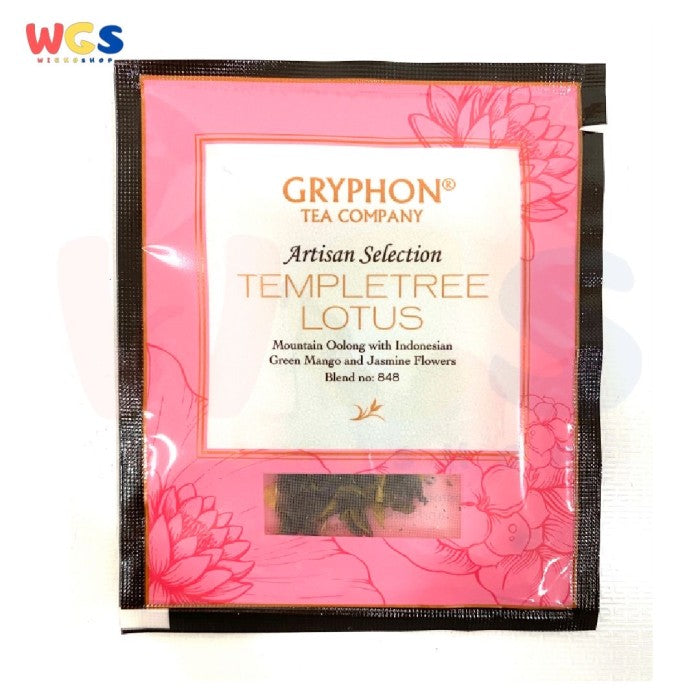 Gryphon Tea Templetree Lotus Oolong Mango Jasmine Tea 1s x 3.5g