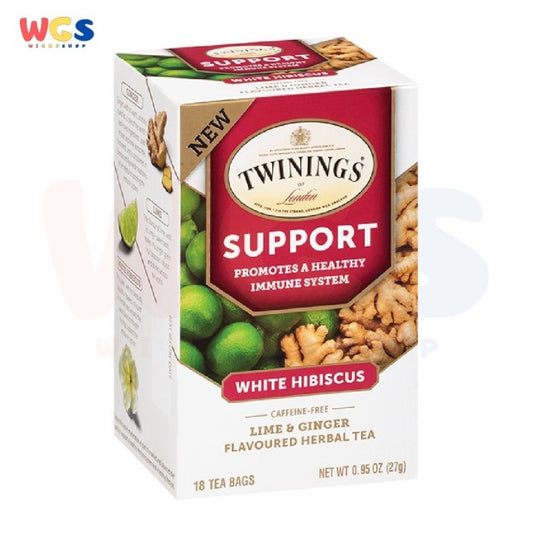 Twinings of London Support Immune System White Hibiscus Tea 18p x 1.5g