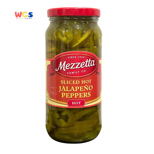 Mezzetta Sliced Hot Jalapeno Peppers 473ml