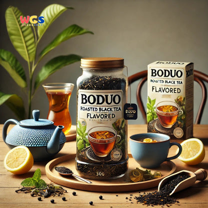 BODUO Roasted Black Tea (Flavored) 500g – Halal - BPOM dan Berkualitas Tinggi