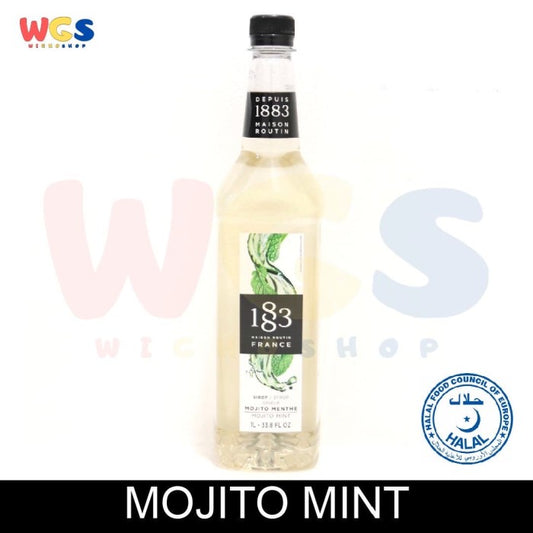 1883 Maison Routin France Syrup Mojito Mint Flavored 1 ltr - 33.8 fl oz