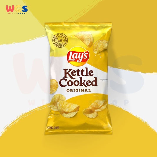 Snack Lay's Lays Kettle Cooked Original Potato Chips 6.5oz 184.2g