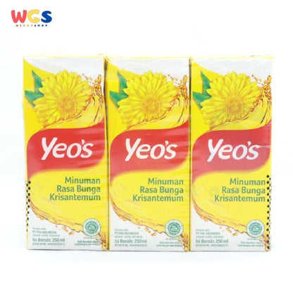 Yeo's Yeos Chrysanthemum Tea Flavor Drink 6 Tetra Pack x 250ml - Halal