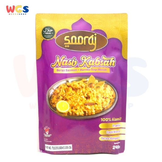 Sooraj Nasi Kabsah Basmati & Bumbu Rempah Kabsah 240g - Halal