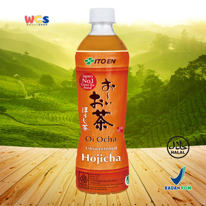 Ito En - ItoEn Unsweetened Hojicha Roasted Green Tea 500ml/Dus - Gojek