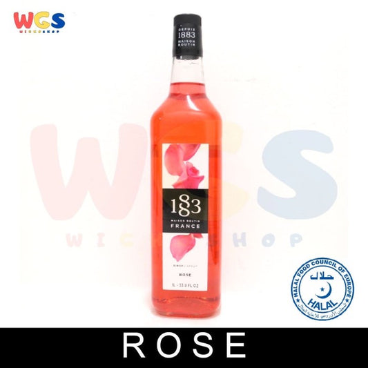 1883 Maison Routin France Syrup Rose Flavored 1 ltr - 33.8 fl oz