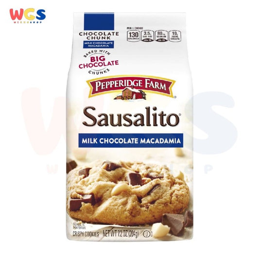 Biskuit Pepperidge Farm - Sausalito Milk Chocolate Macadamia Nut 204 g