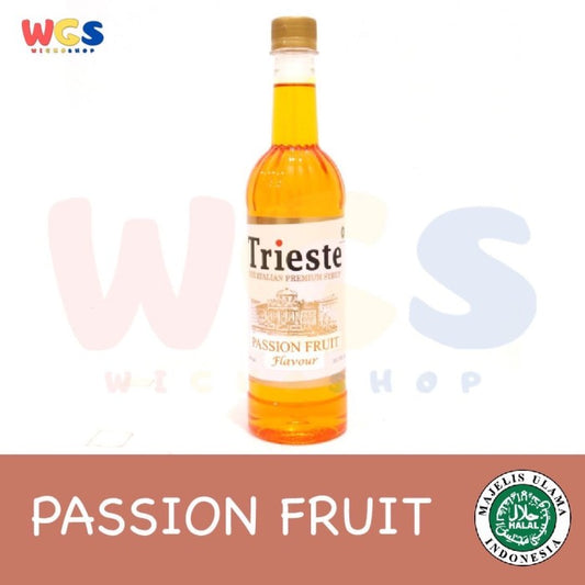 Trieste Syrup Passion Fruit Premium Flavor 650 ml - HALAL MUI