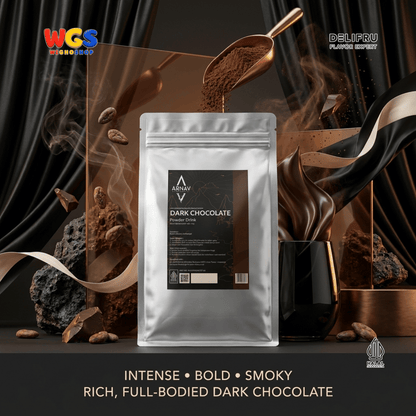 ARNAV Dark Chocolate Powder Drink 1kg - Bubuk Cokelat Hitam untuk Hot Chocolate Mocha Latte Frappe Dessert Halal