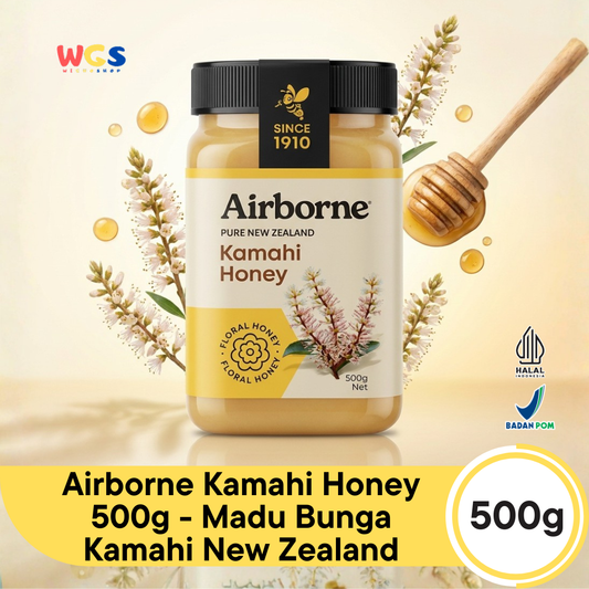 Airborne Kamahi Honey 500g - Madu New Zealand Premium Halal