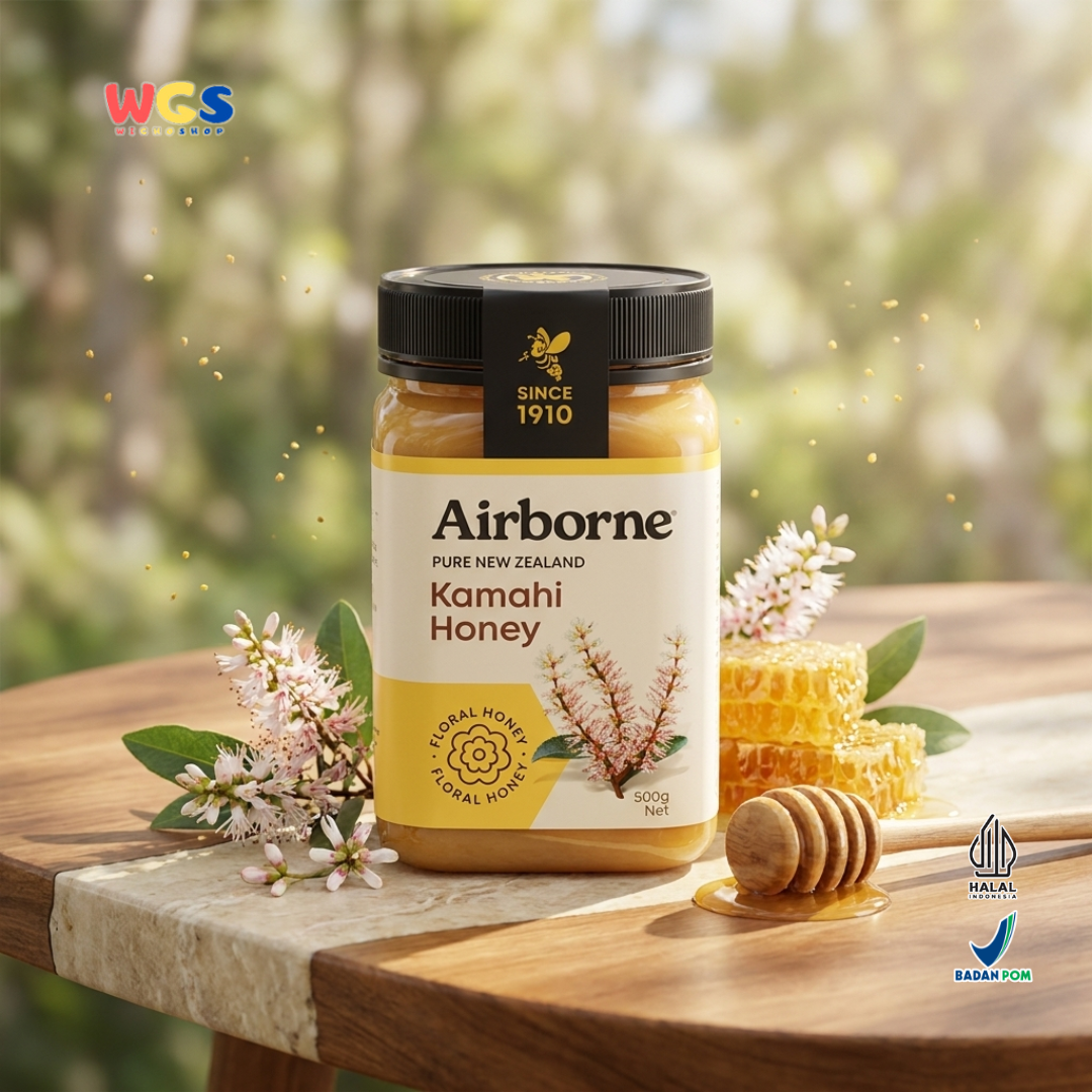 Airborne Kamahi Honey 500g - Madu New Zealand Premium Halal