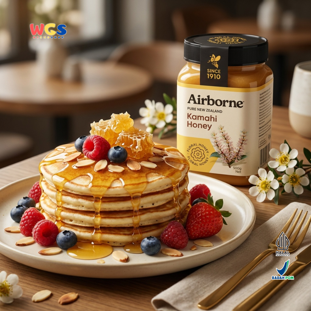 Airborne Kamahi Honey 500g - Madu New Zealand Premium Halal