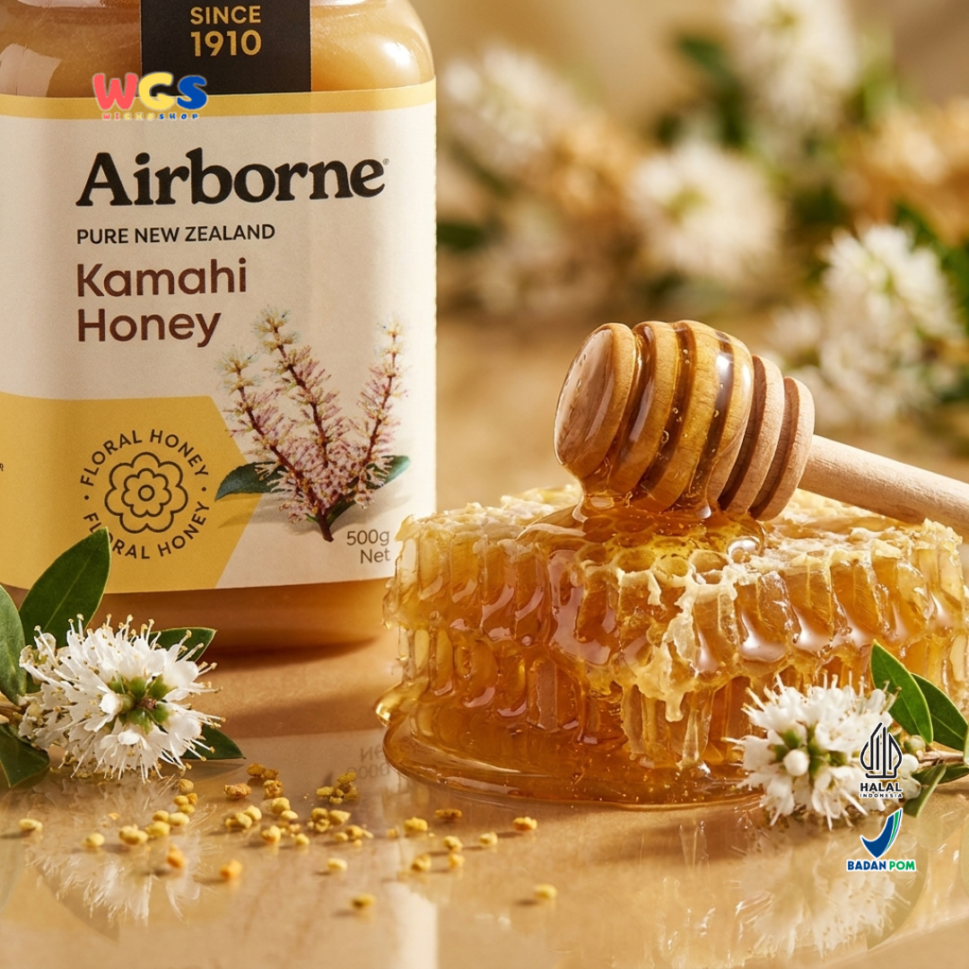 Airborne Kamahi Honey 500g - Madu New Zealand Premium Halal