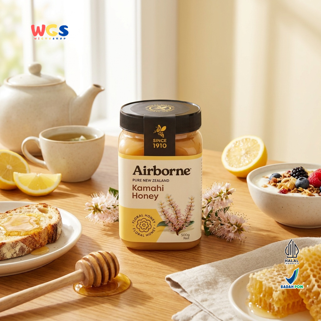 Airborne Kamahi Honey 500g - Madu New Zealand Premium Halal
