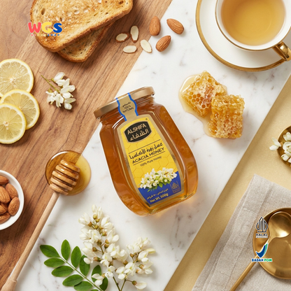 Alshifa Acacia Honey 500g - Madu Murni 100% Pure Honey Arab Saudi