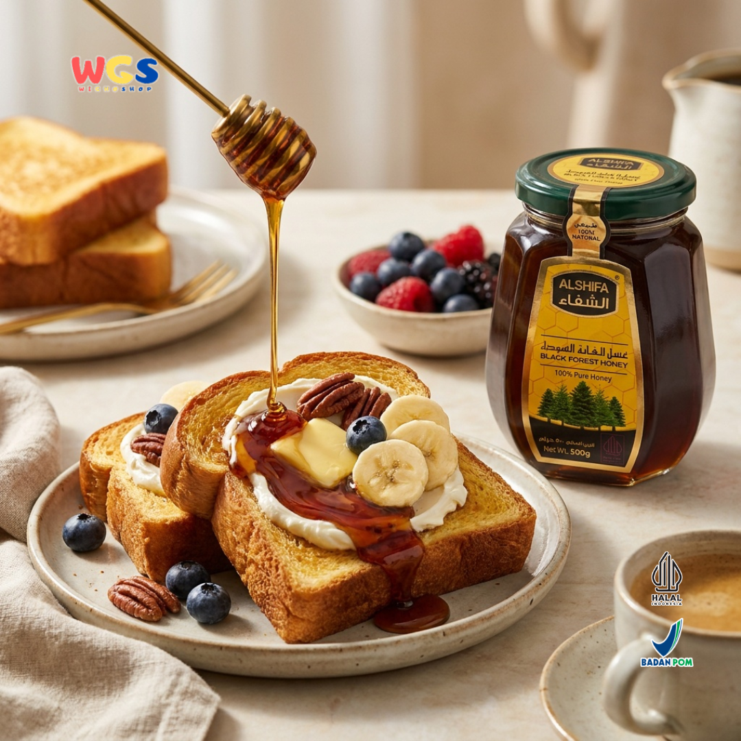 Alshifa Natural Pure Premium Black Forest Honey Strong &amp; Rich 500g