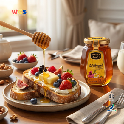 Alshifa Natural Pure Premium Natural Honey Authentic &amp; Distinct 500g