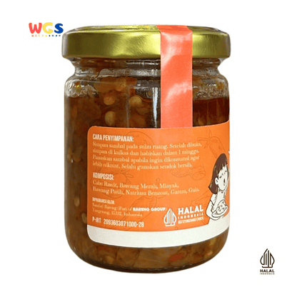 BARENG Sambel Bawang 110gr – Sambal Bawang Pedas Gurih, Praktis Siap Santap, Teman Makan Bareng