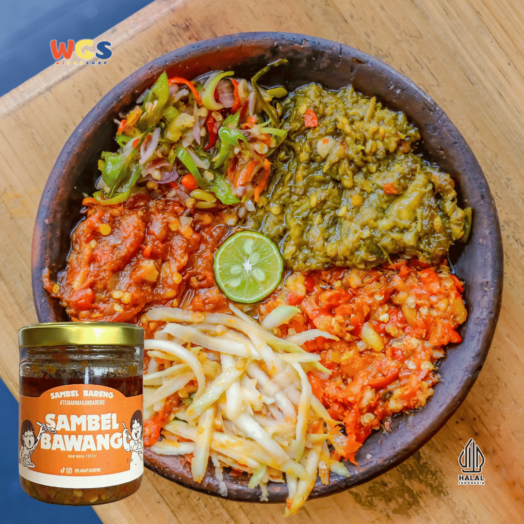 BARENG Sambel Bawang 110gr – Sambal Bawang Pedas Gurih, Praktis Siap Santap, Teman Makan Bareng