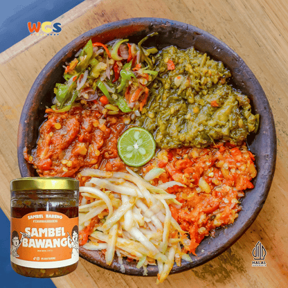 BARENG Sambel Bawang 110gr – Sambal Bawang Pedas Gurih, Praktis Siap Santap, Teman Makan Bareng