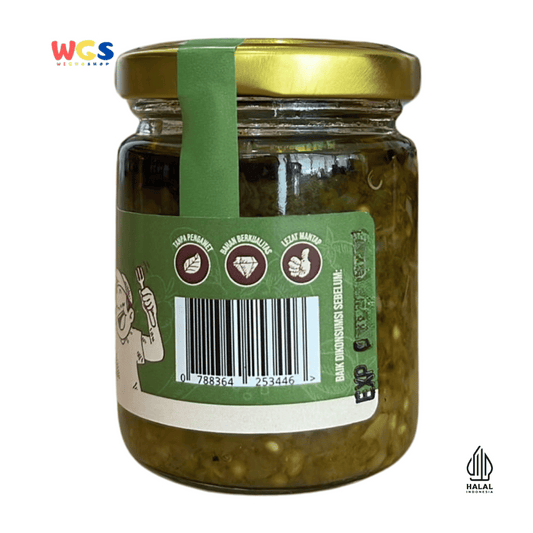BARENG Sambel Ijo 110gr – Sambal Hijau Autentik, Pedas Gurih, Teman Makan Bareng