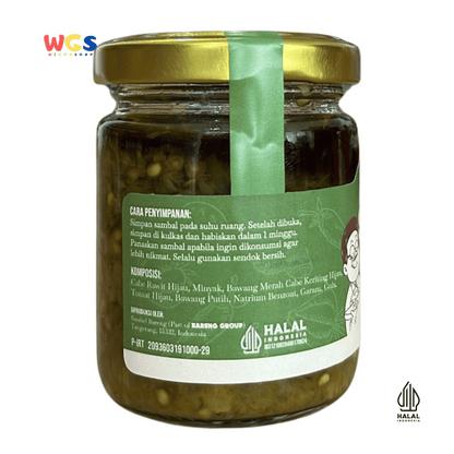 BARENG Sambel Ijo 110gr – Sambal Hijau Autentik, Pedas Gurih, Teman Makan Bareng