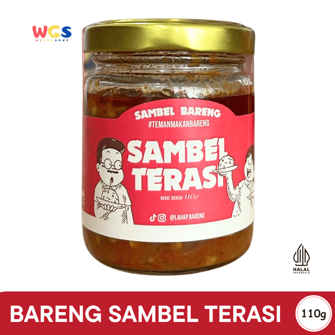 BARENG Sambel Terasi 110gr – Sambal Terasi Autentik, Pedas Nendang, Teman Makan Bareng