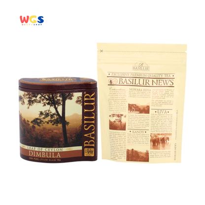 Basilur Leaf of Ceylon Dimbula 100g (Teh Hitam Daun Ceylon Asli Premium dari Sri Lanka)