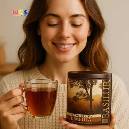 Basilur Leaf of Ceylon Dimbula 100g (Teh Hitam Daun Ceylon Asli Premium dari Sri Lanka)