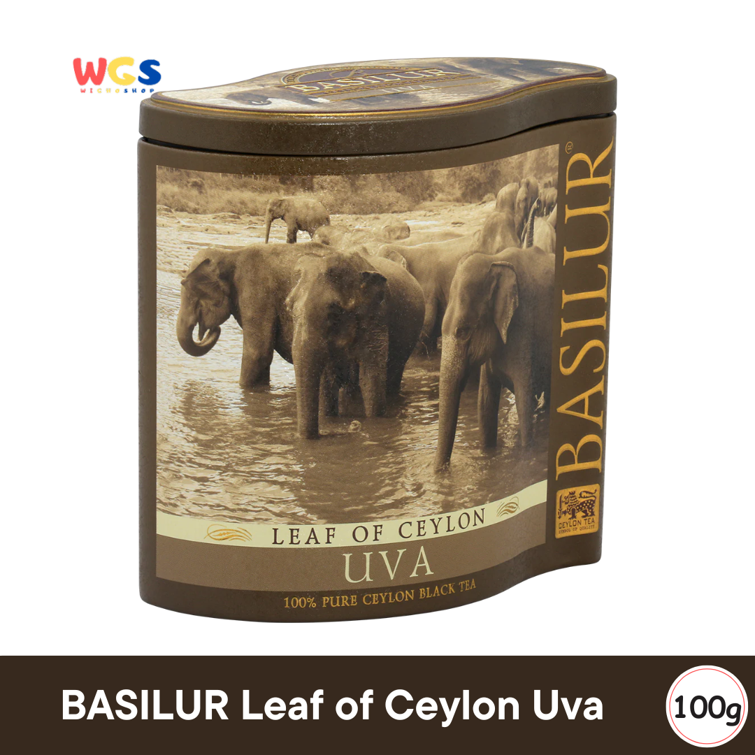 Basilur Leaf of Ceylon UVA 100g (Teh Hitam Ceylon Premium Daun Asli Sri Lanka)