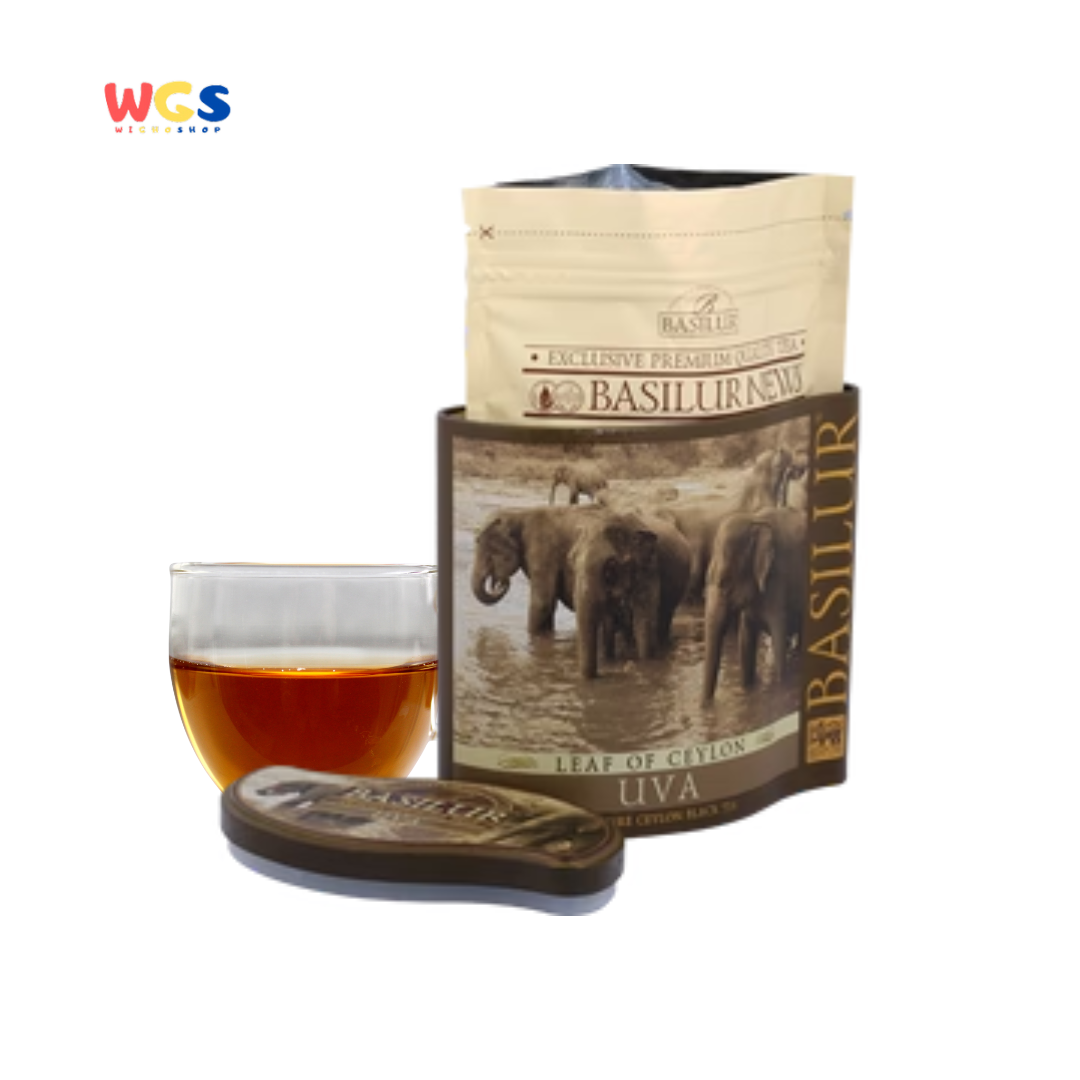 Basilur Leaf of Ceylon UVA 100g (Teh Hitam Ceylon Premium Daun Asli Sri Lanka)