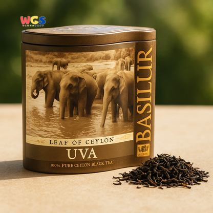Basilur Leaf of Ceylon UVA 100g (Teh Hitam Ceylon Premium Daun Asli Sri Lanka)