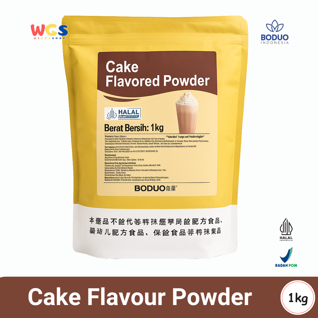 BODUO Cake Flavored Powder 1kg – Premium Cake Flavor Powder for Drinks, Desserts, and Business Creations
