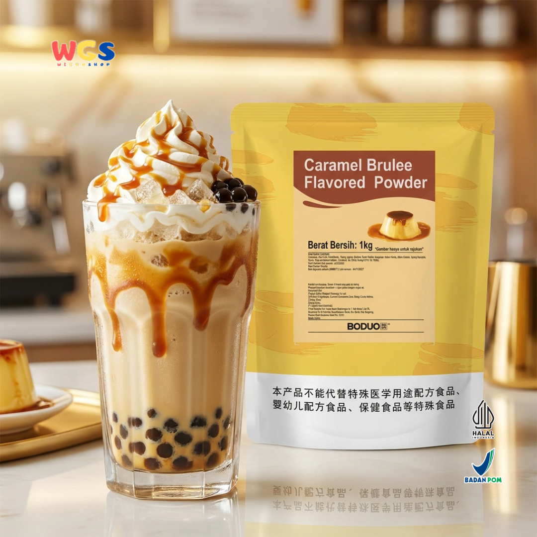 BODUO Caramel Brulee Flavored Powder 1kg – Delicious Crème Brûlée Flavored Powder