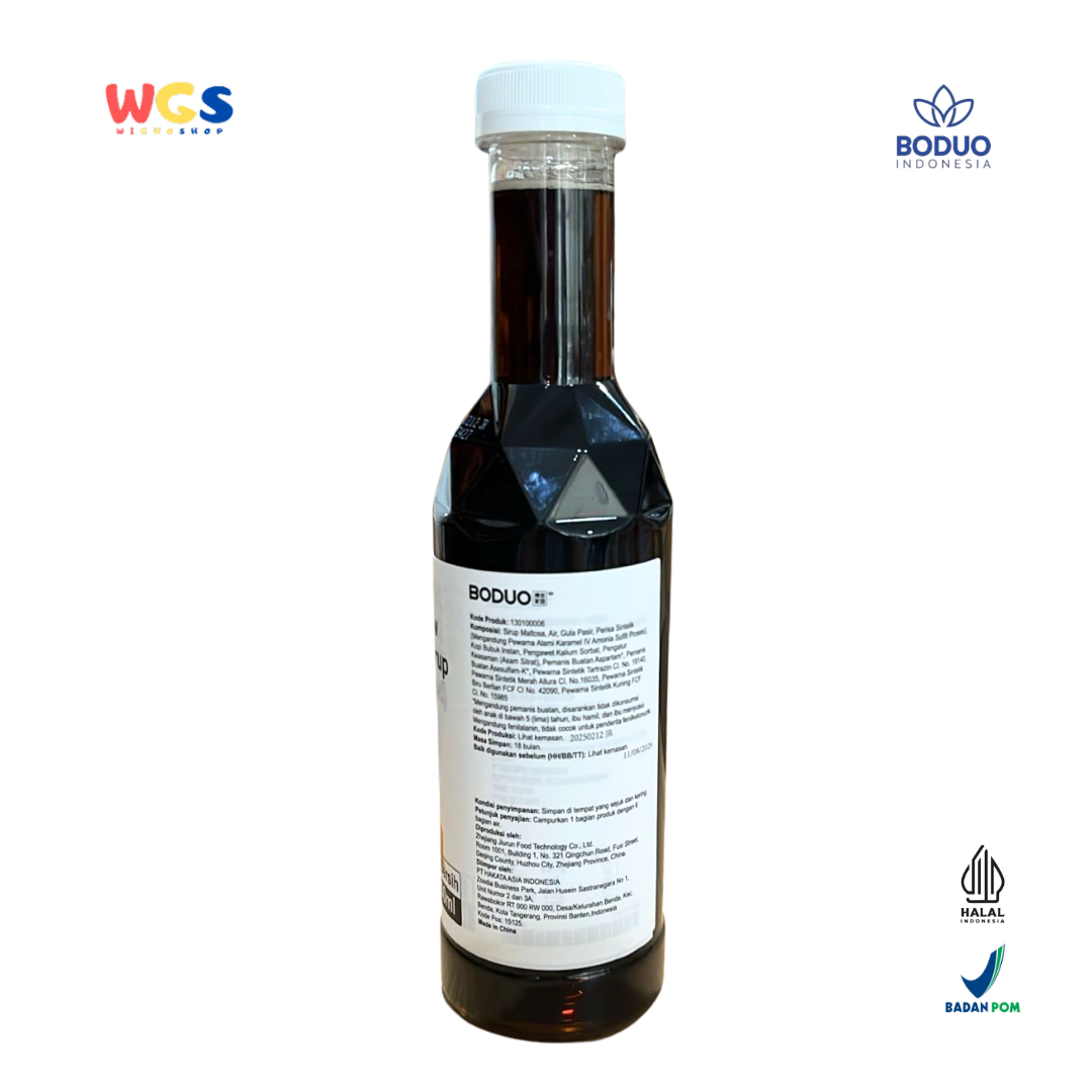 BODUO Caramel Dew Flavored Syrup 750ml - Sirup Rasa Karamel Kental untuk Minuman & Dessert