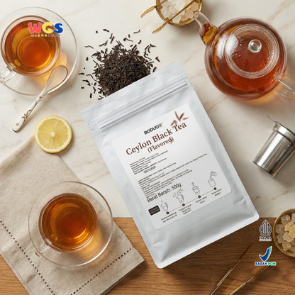 BODUO Ceylon Black Tea Flavored 500g - Teh Hitam Ceylon untuk Milk Tea