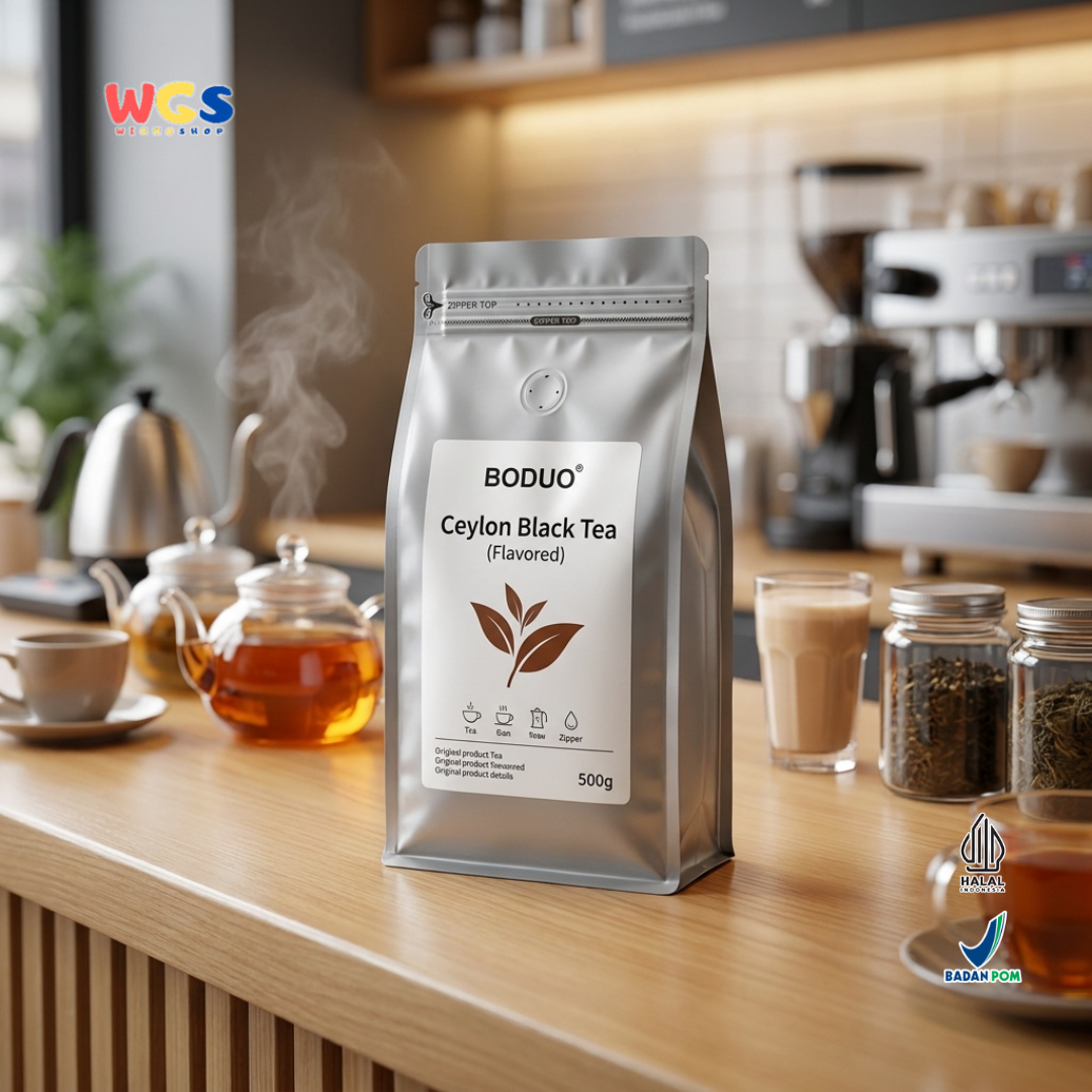 BODUO Ceylon Black Tea Flavored 500g - Teh Hitam Ceylon untuk Milk Tea