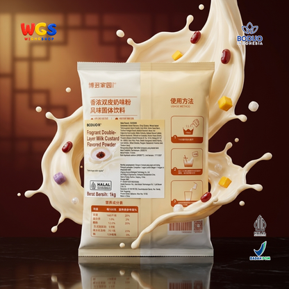 BODUO Fragrant Double-Layer Milk Custard Powder 1kg – Premium Double-Layer Milk Custard Powder