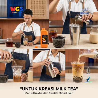 BODUO Fructose Syrup 2 Liter - Sirup Fruktosa Gula Cair Pemanis Kopi Teh Minuman Kekinian Cafe