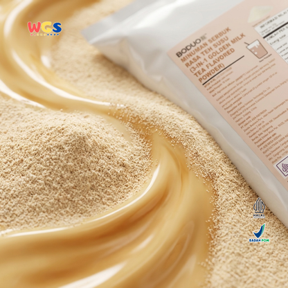 BODUO 3-in-1 Golden Milk Tea Flavored Powder 1kg – Practical &amp; Delicious Premium Milk Tea Powder