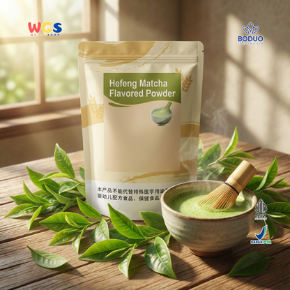 BODUO Hefeng Matcha Flavored Powder 1kg - Bubuk Matcha untuk Minuman Kekinian & Dessert